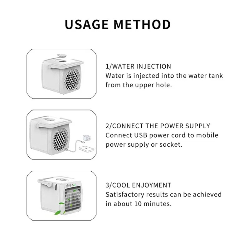 AILIYA Quạt Điều Hòa mini Di Động Tiện Dụng Cho Gia Đình / Ký Túc Xá