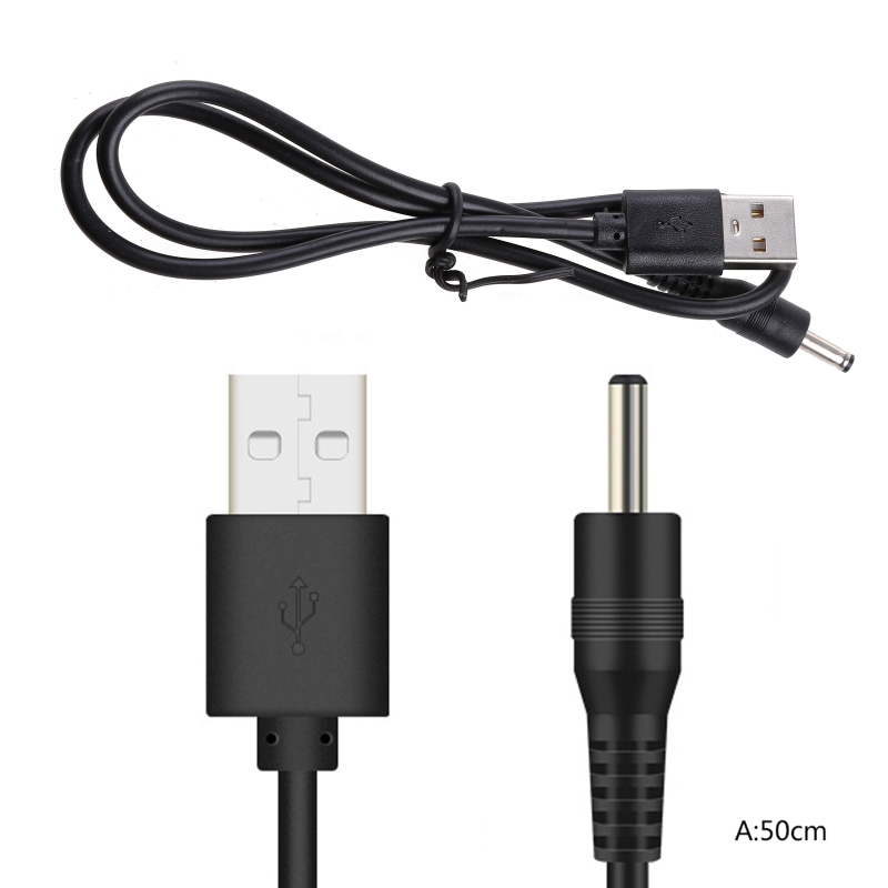 ❀LIDU Dây cáp sạc chuyển đổi USB sang DC 3.5V dành cho Foreo Luna/Luna 2/Mini/Mini 2/Go/Luxe