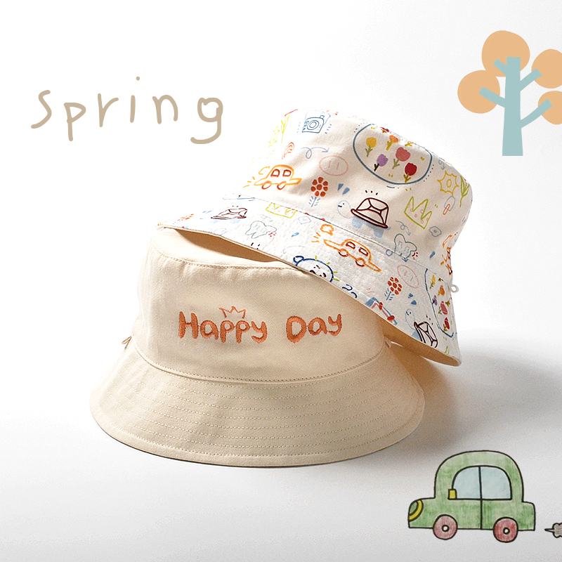 Mũ Tai Bèo Cotton Hai Mặt Siêu Mỏng Dễ Thương Chất Lượng Cao Cho Bé 0-5 Tuổi
