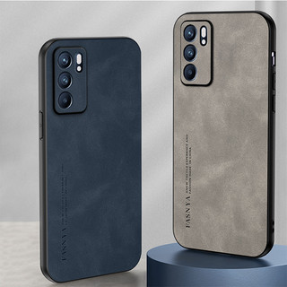 Ốp Điện Thoại Da Lộn Chống Trượt Chống Bụi Cho OPPO Reno 6 Pro Plus 7 7SE + Reno6 Z 6Z Pro + 4G 5G