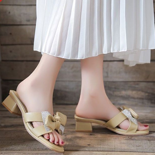 Dép Cao Gót Thời Trang Nữ Dạo Phố Sành Điệu