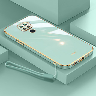 Ốp lưng dây buộc kiểu dáng thẳng sang trọng cho Xiaomi Redmi Note 9 8 7 9S Pro Max Thiết kế mới Vỏ điện thoại hình vuông Vỏ mạ mềm