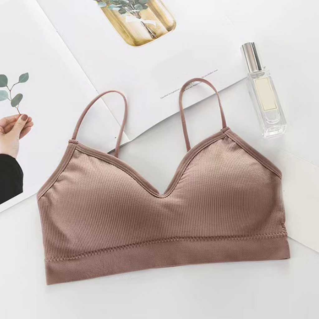* Áo Bra Nữ 2 dây, Áo bra Đa Năng Mẫu Mới Hàng Xuất Nhật Siêu Đẹp, Áo ngực không dây Màu sắc tinh khiết Thoải mái Tinh tế Thoáng khí Hỗ trợ mạnh mẽ thể thao liền mạch OnBoard B.