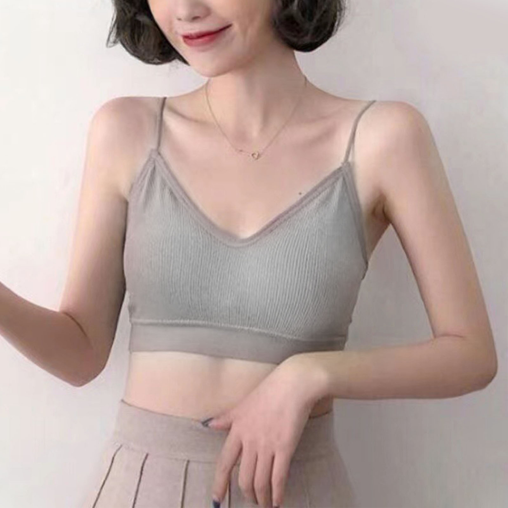 * Áo Bra Nữ 2 dây, Áo bra Đa Năng Mẫu Mới Hàng Xuất Nhật Siêu Đẹp, Áo ngực không dây Màu sắc tinh khiết Thoải mái Tinh tế Thoáng khí Hỗ trợ mạnh mẽ thể thao liền mạch OnBoard B.