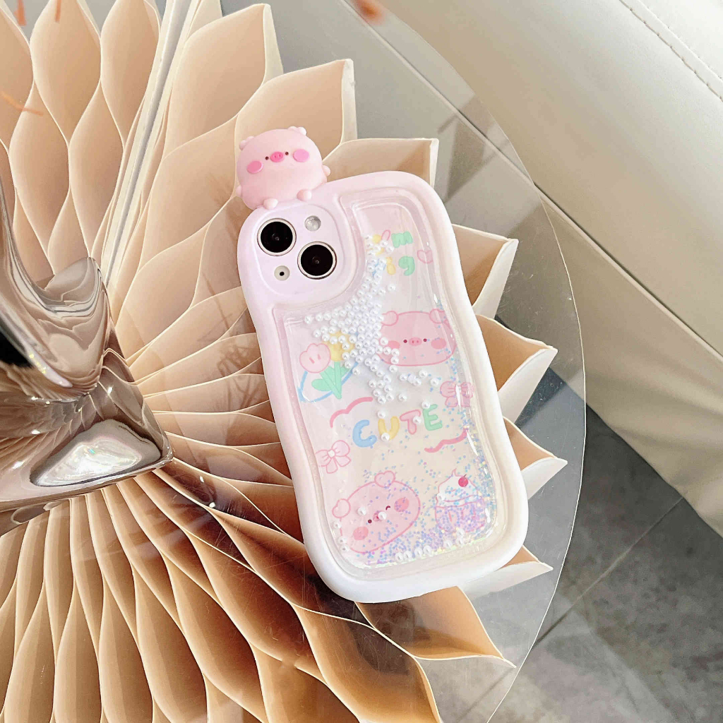 Ốp Lưng Heo Con Dễ Thương Nhiều Mẫu Mã Cho Điện Thoại IPhone 14Pro Max 13Pro Max 11 12Pro 12 Pro Max