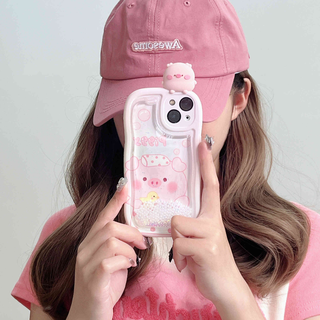 Ốp Lưng Heo Con Dễ Thương Nhiều Mẫu Mã Cho Điện Thoại IPhone 14Pro Max 13Pro Max 11 12Pro 12 Pro Max