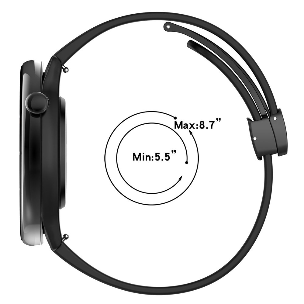 Dây Đeo Thay Thế Bằng Silicon Khóa Nam Châm Cho Samsung Galaxy Watch 3 4 5