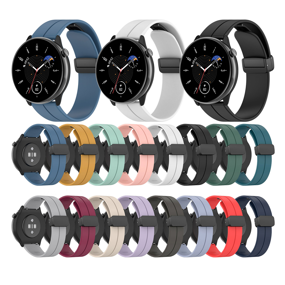 Dây Đeo Thay Thế Bằng Silicon Khóa Nam Châm Cho Samsung Galaxy Watch 3 4 5