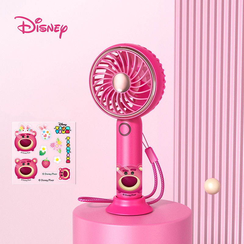 DISNEY Quạt Cầm Tay Mini DY-508 Hình Mickey / Minnie / Elsa / Gấu Pooh Dễ Thương Có Thể Điều Chỉnh