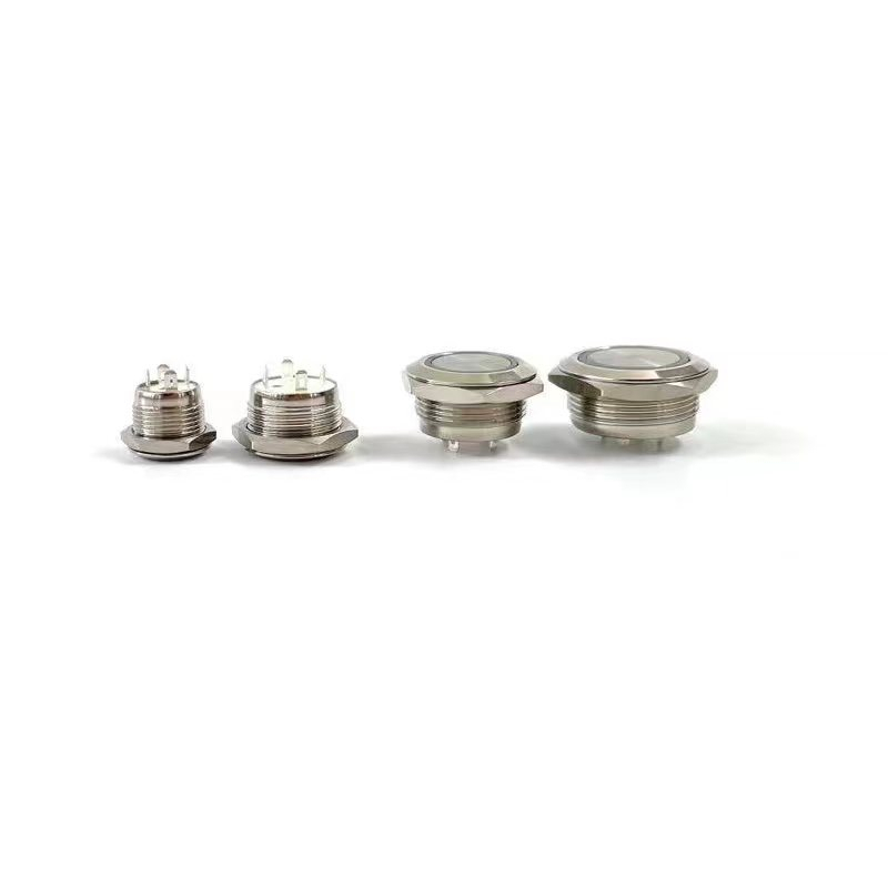 Nút Công Tắc Kim Loại mini 19mm Siêu Ngắn Chống Thấm Nước
