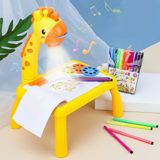 BÀN VẼ CÓ ĐÈN CHIẾU SÁNG THÔNG MINH CHO BÉ - BỘ ĐÈN BÀN MÁY CHIẾU HỌC VẼ THÔNG MINH BẢNG VẼ CHIẾU THIẾU NHI, BẢNG VẼ CHI