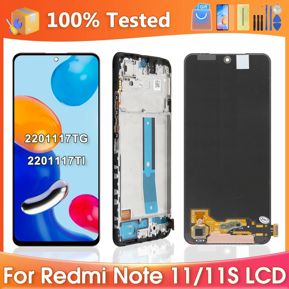 Màn Hình Điện Thoại Cảm Ứng Chất Lượng Cao Thay Thế Cho Xiaomi Redmi Note 11 / Note 11S 4 2201117Tg TG TG Chất Lượng Cao Chuyên Dùng 2201117Sg 21121119Phụ Kiện Thay Thế Cho Máy Hút Bụi SC