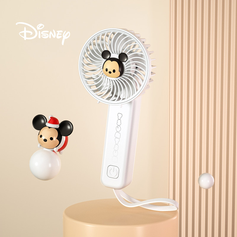 DISNEY 180° Quạt Xoay Mini DY-503 Tự Làm Hình Chuột Mickey / Minnie / Dâu Tây Có Thể Điều Chỉnh Cho Học Sinh / Văn Phòng
