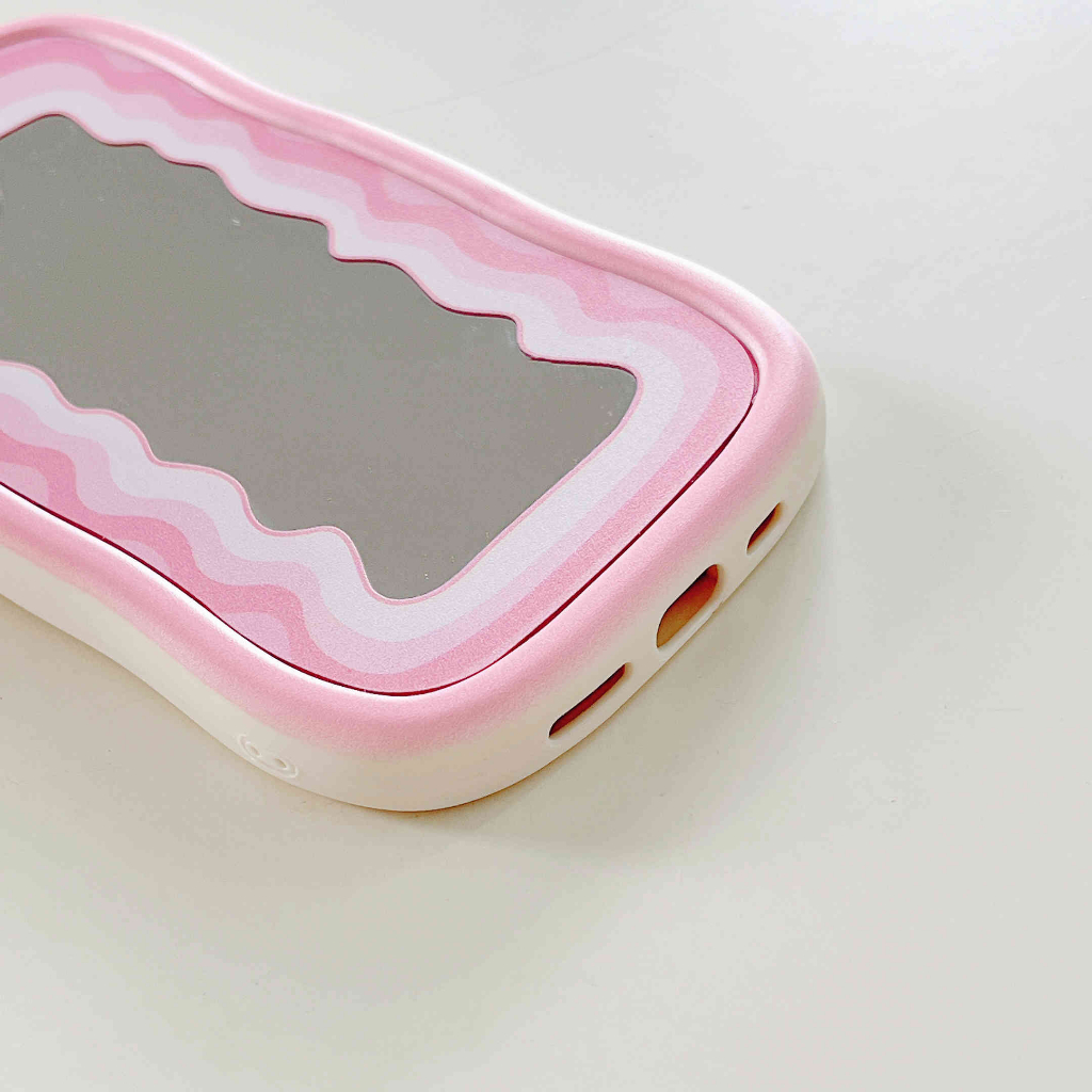 Ốp Điện Thoại Mặt Gương Hình Thỏ Hồng Cho IPhone 14Pro Max 13Pro Max 11 12Pro 12 Pro Max