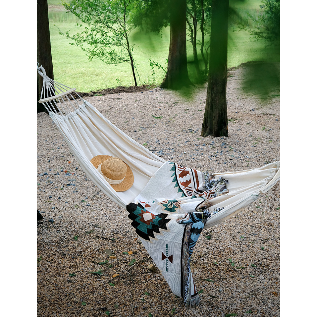 MONEY GoWildCamping Ngoài Trời Đu Võng Gia Cố Chống Rollover Trong Nhà Treo Ghế Cho Ký Túc Xá Cắm Trại Mùa Hè Màu Be