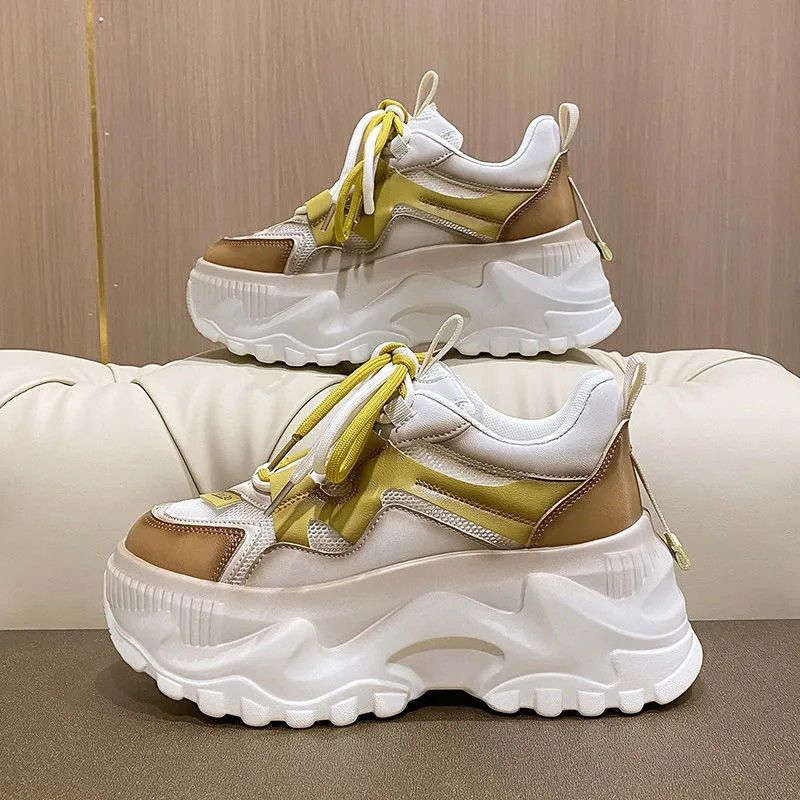 Giày Sneaker Đế Dày Tăng Chiều Cao Thời Trang 2023 Cho Nữ