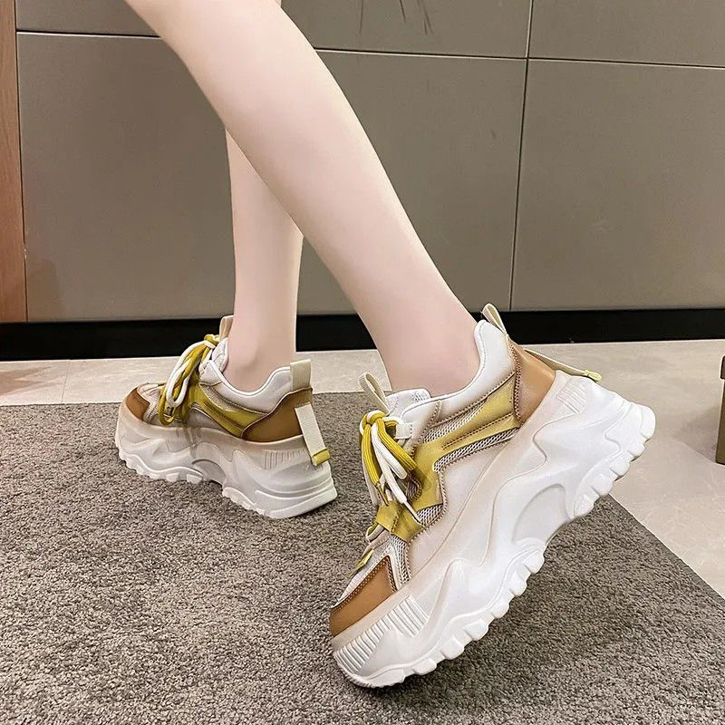 Giày Sneaker Đế Dày Tăng Chiều Cao Thời Trang 2023 Cho Nữ