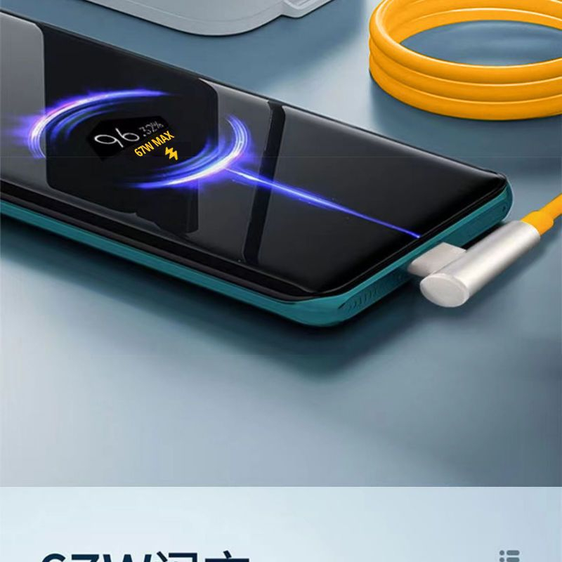 Cáp Sạc Nhanh Type-C 6A Phù Hợp Cho Redmi K40 67W k50