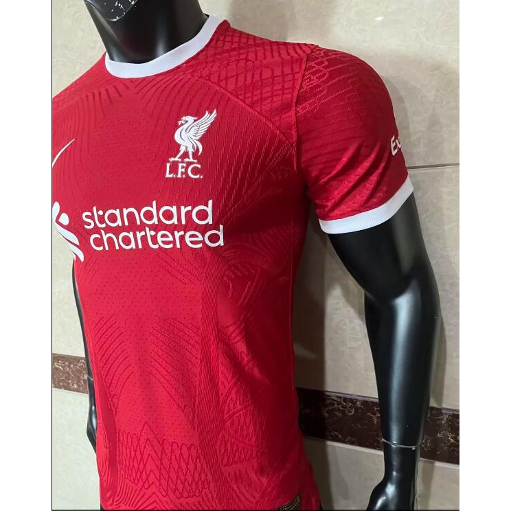 Áo Thun Đá Banh Sân Khách liverpool 2023 2024 Size s-4xl