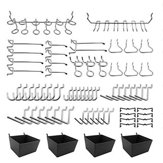 Set 81 Dụng Cụ Sắp Xếp Móc Và Bảng Chốt Móc cài lưới treo phụ kiện