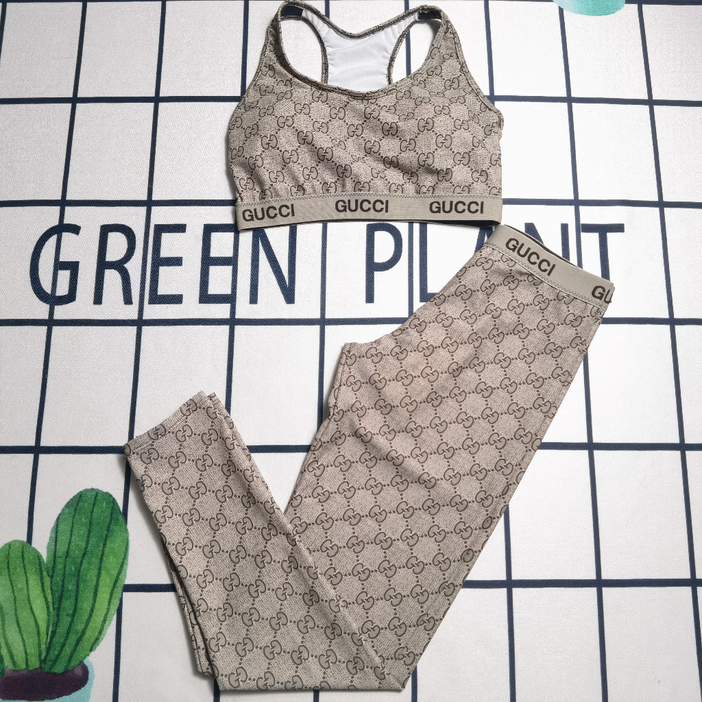 LOVE BIKINI / Bộ Đồ Tập yoga Hai Mảnh Tùy Chỉnh GG Đi Biển / G58 Cho Nữ