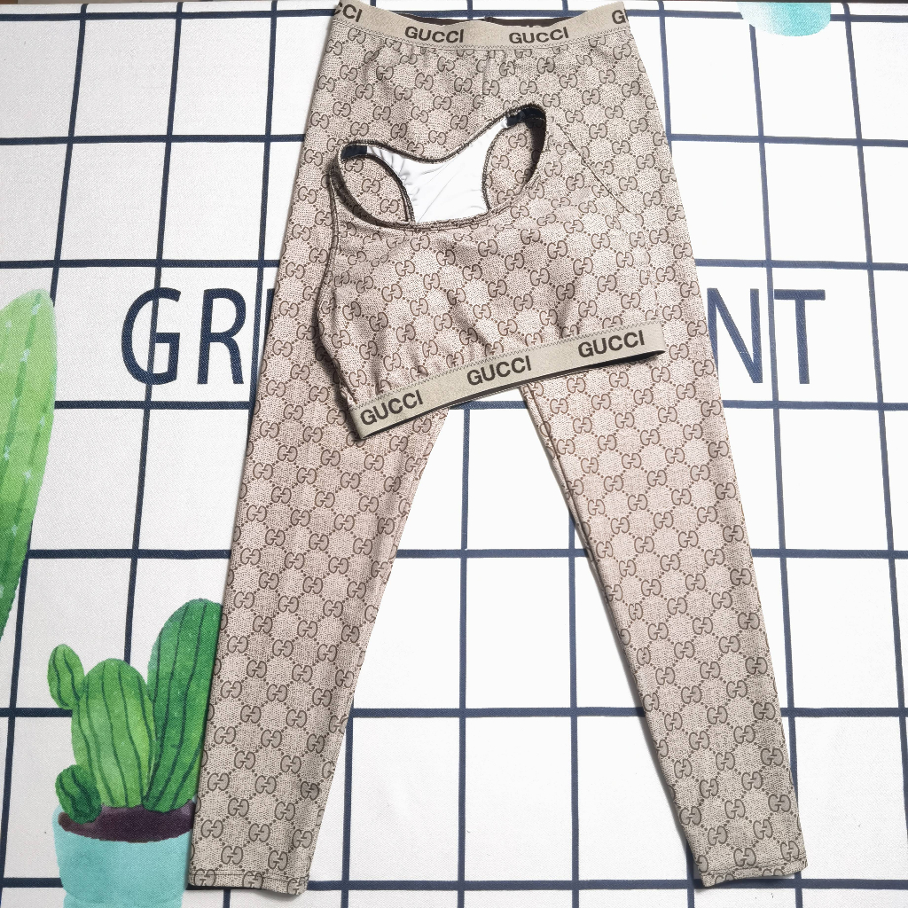 LOVE BIKINI / Bộ Đồ Tập yoga Hai Mảnh Tùy Chỉnh GG Đi Biển / G58 Cho Nữ