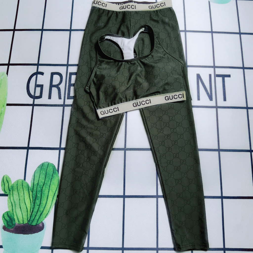 LOVE BIKINI / Bộ Đồ Tập yoga Hai Mảnh Tùy Chỉnh GG Đi Biển / G58 Cho Nữ