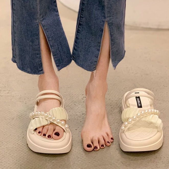 Dép kiểu nữ đi chơi dép bánh mì Thoải Mái Xinh Xắn 15Z2340725