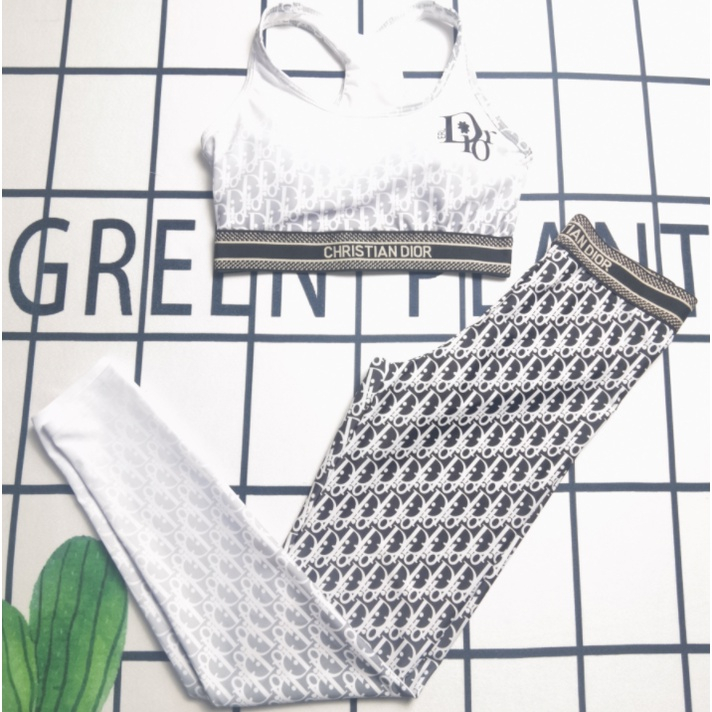 LOVE BIKINI / Bộ Đồ Tập yoga Hai Mảnh Tùy Chỉnh GG Đi Biển / G58 Cho Nữ