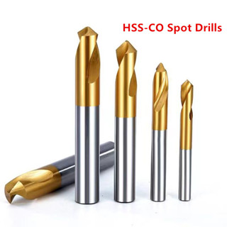 Jrealmer HSS-CO 60 90 120 Độ Mũi Khoan Điểm Nổi Bật Vị Trí Trung Tâm Bit Chuẩn Bị Hướng Dẫn Phi Công Lỗ