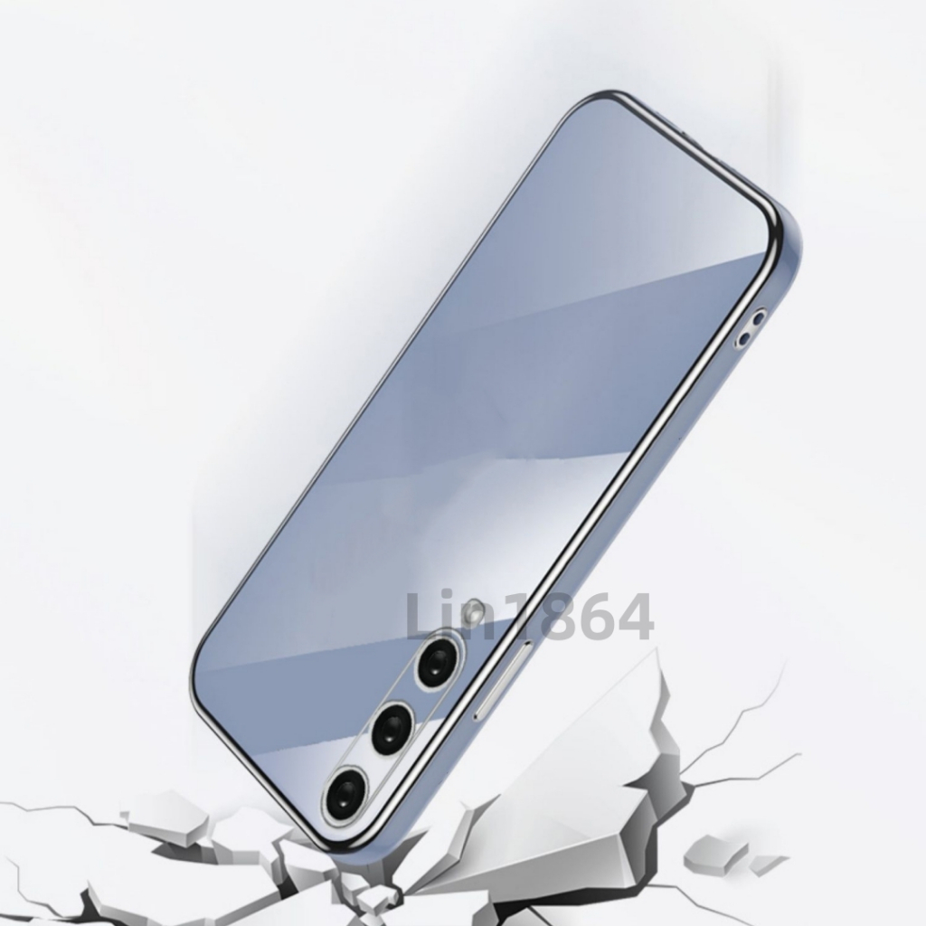 ốp lưng mềm mạ sang trọng tương thích với Cho SAMSUNG A70 A50 A30 A31 A71 A51 A750 A7 A23 A03 A03Core Ốp silicon TPU màu trơn đơn giản case