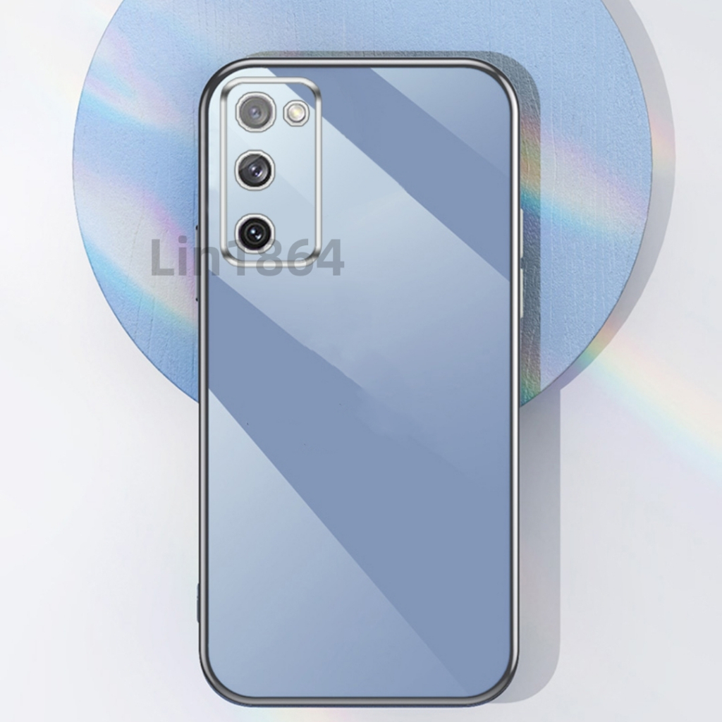ốp lưng mềm mạ sang trọng tương thích với Cho SAMSUNG S20 S20FE S20Plus S20FE S10 S10Plus S9 S9Plus S8 S8Plus Ốp silicon TPU màu trơn đơn giản case