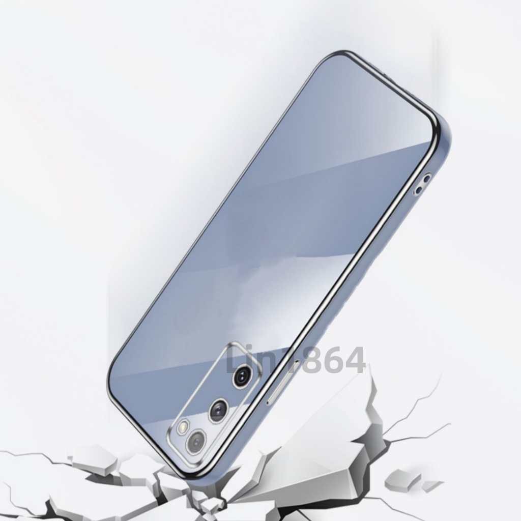 ốp lưng mềm mạ sang trọng tương thích với Cho SAMSUNG S20 S20FE S20Plus S20FE S10 S10Plus S9 S9Plus S8 S8Plus Ốp silicon TPU màu trơn đơn giản case