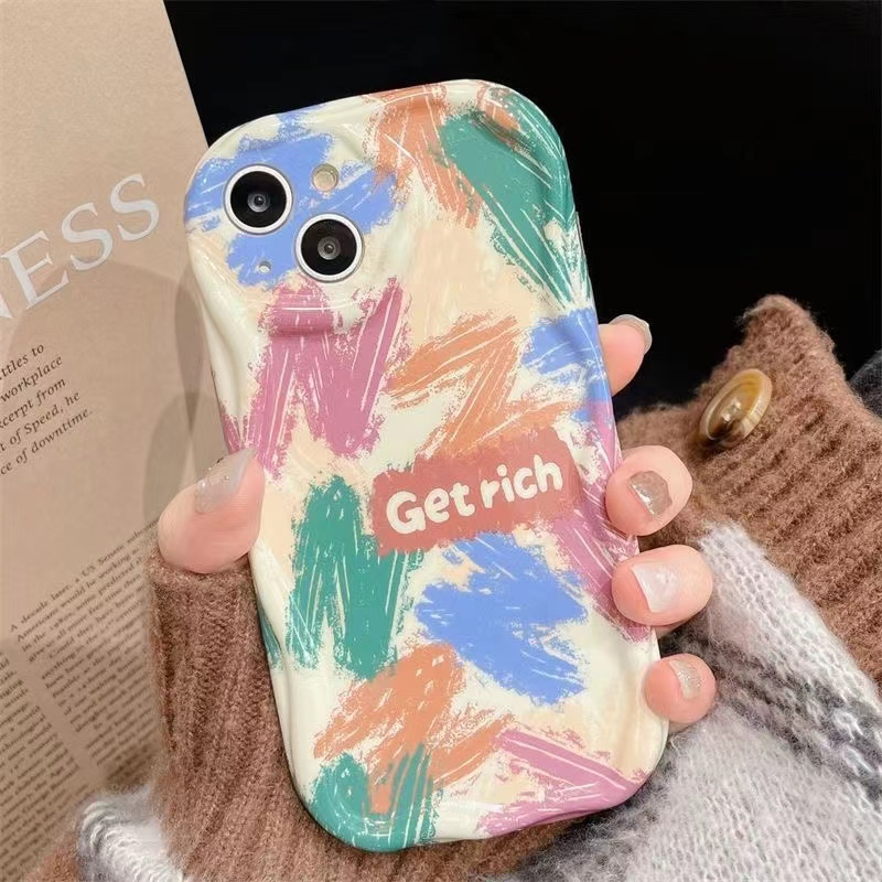 Ốp Điện Thoại Họa Tiết graffiti Nhiều Màu Cho iPhone 13 12 11Pro 7 / 8g 7plus 6plus 14 xr xs max 13Pro max 8plus12Pro