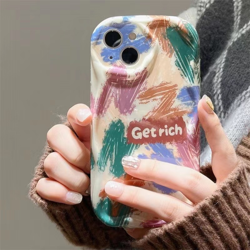 Ốp Điện Thoại Họa Tiết graffiti Nhiều Màu Cho iPhone 13 12 11Pro 7 / 8g 7plus 6plus 14 xr xs max 13Pro max 8plus12Pro