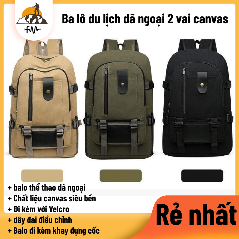 Ba Lô Du Lịch Ngoài Trời Vải Bố
