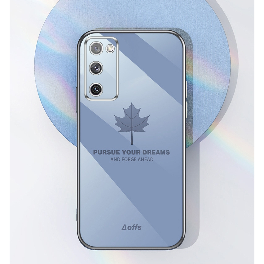 ốp lưng mềm mạ sang trọng Tương thích với Cho SAMSUNG S20 S20Plus S20Ultra S20FE S10 S10Plus Note 10 10Plus 20 20Ultra Ốp TPU mềm silicone với dây buộc case