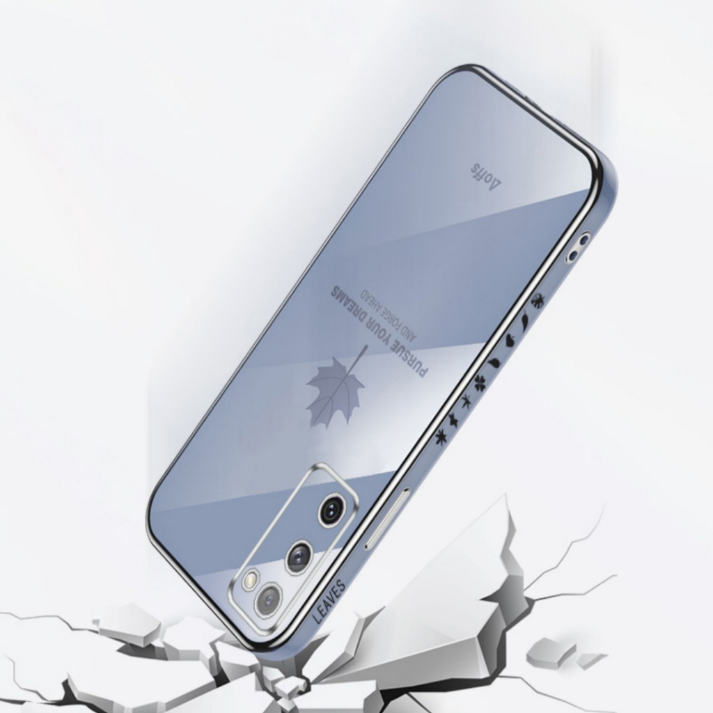 ốp lưng mềm mạ sang trọng Tương thích với Cho SAMSUNG S20 S20Plus S20Ultra S20FE S10 S10Plus Note 10 10Plus 20 20Ultra Ốp TPU mềm silicone với dây buộc case