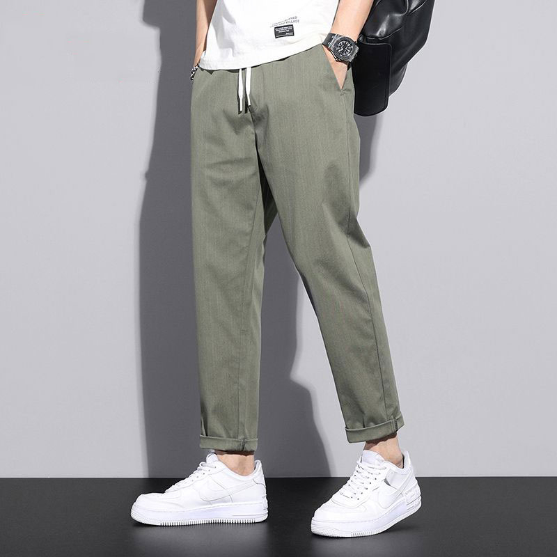 Quần Dài Ôm Chân Phong Cách Hàn Quốc Thời Trang Mùa Hè Cho Nam