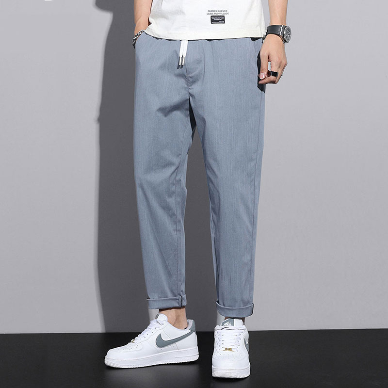 Quần Dài Ôm Chân Phong Cách Hàn Quốc Thời Trang Mùa Hè Cho Nam