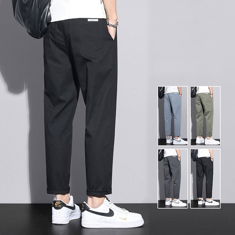 Quần Dài Ôm Chân Phong Cách Hàn Quốc Thời Trang Mùa Hè Cho Nam