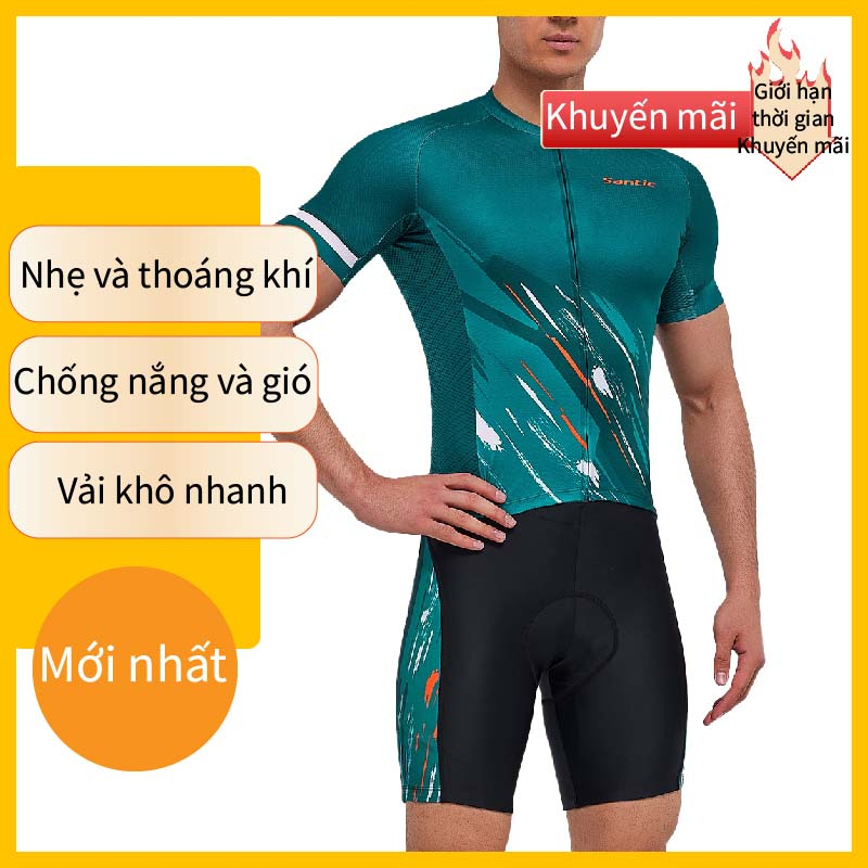 【Mới nhất】Bộ trang phục thể thao áo ngắn tay quần ngắn dành cho nam đi xe đạp leo núi có bán lẻ