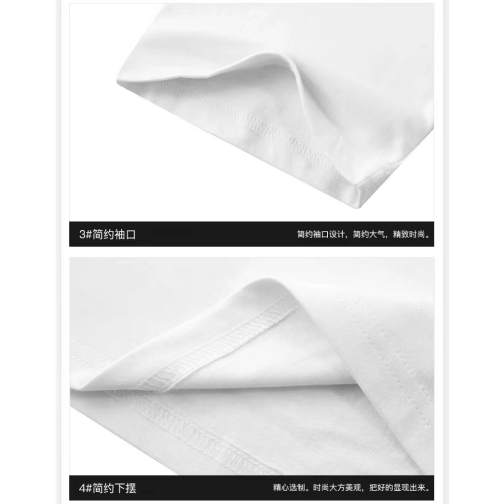 NELLY Áo Thun Cotton Unisex Cho Nam Nữ Tay Ngắn Dáng Rộng 11959