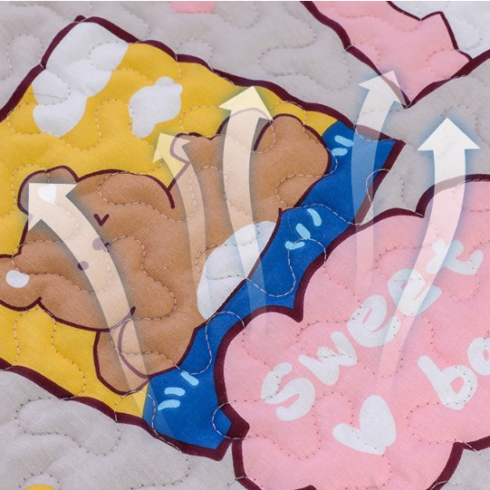 Elsabell. Đệm Thú Cưng Bốn Mùa Đa Năng Chống Trầy Xước Mềm Mại Thoải Mái Cotton Nguyên Chất Cho Thảm Giường Chó Gia Đình