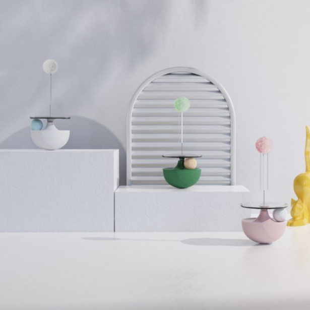 Elsabell. Mèo Tự Chơi Teaser Wand Giảm Chán Tương Tác Cat Stick Ball Toy cho Trong Nhà