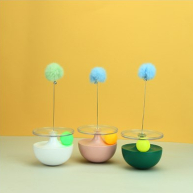 Elsabell. Mèo Tự Chơi Teaser Wand Giảm Chán Tương Tác Cat Stick Ball Toy cho Trong Nhà