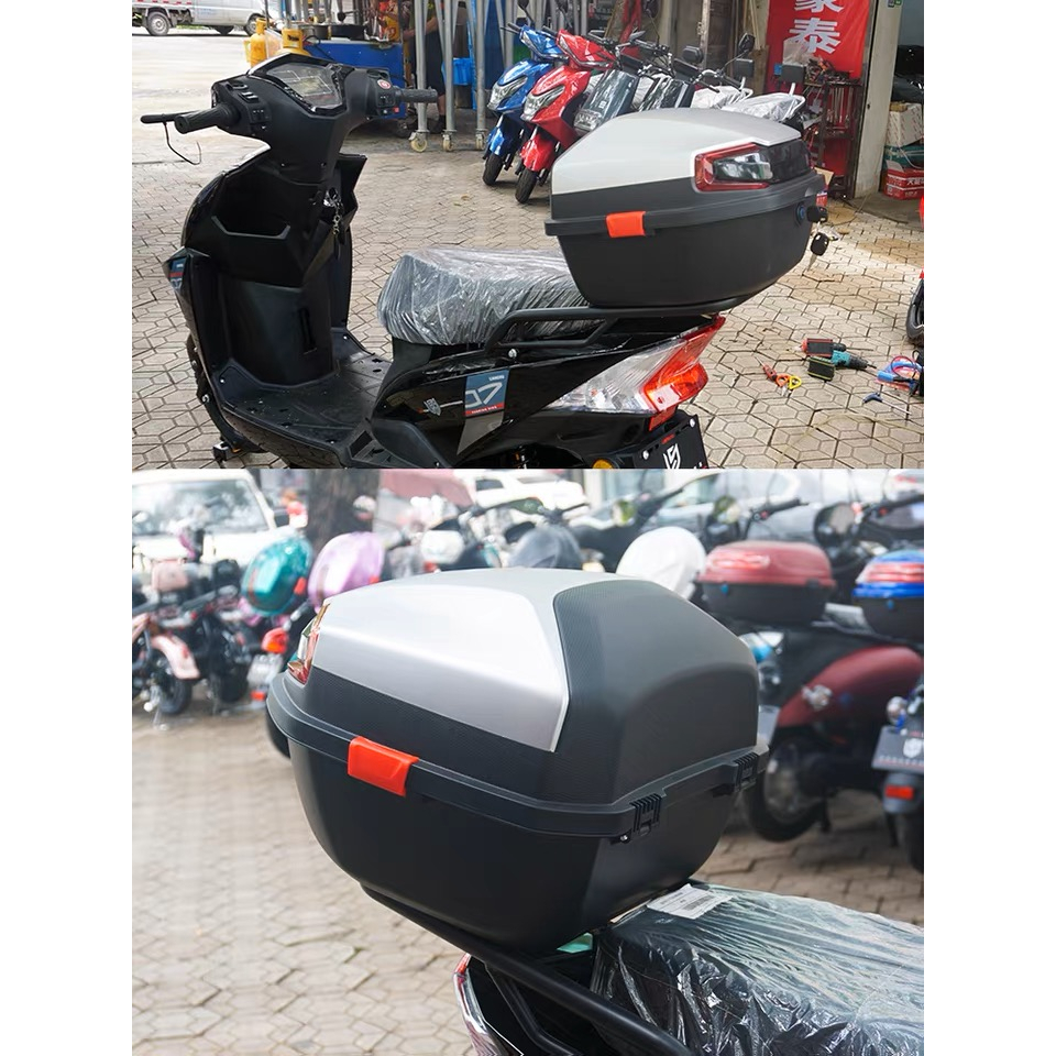 Motorlife Hộp phía sau xe điện Công suất lớn Chặn màu bề mặt nhẵn cho máy