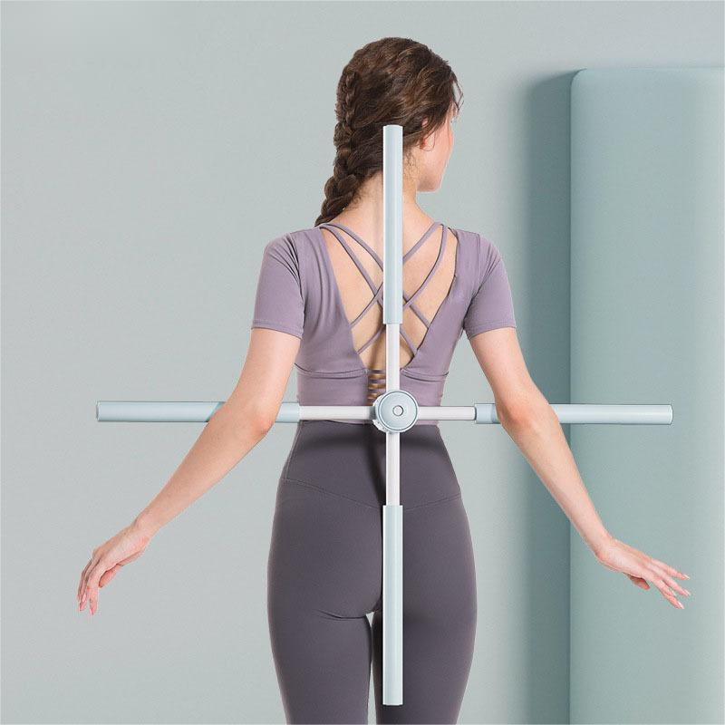 * Gậy tập thẳng lưng, thanh gậy tập yoga chống gù lưng, mở vai hình chữ thập, Yoga gù lưng Thể hình Body OnBoard A.