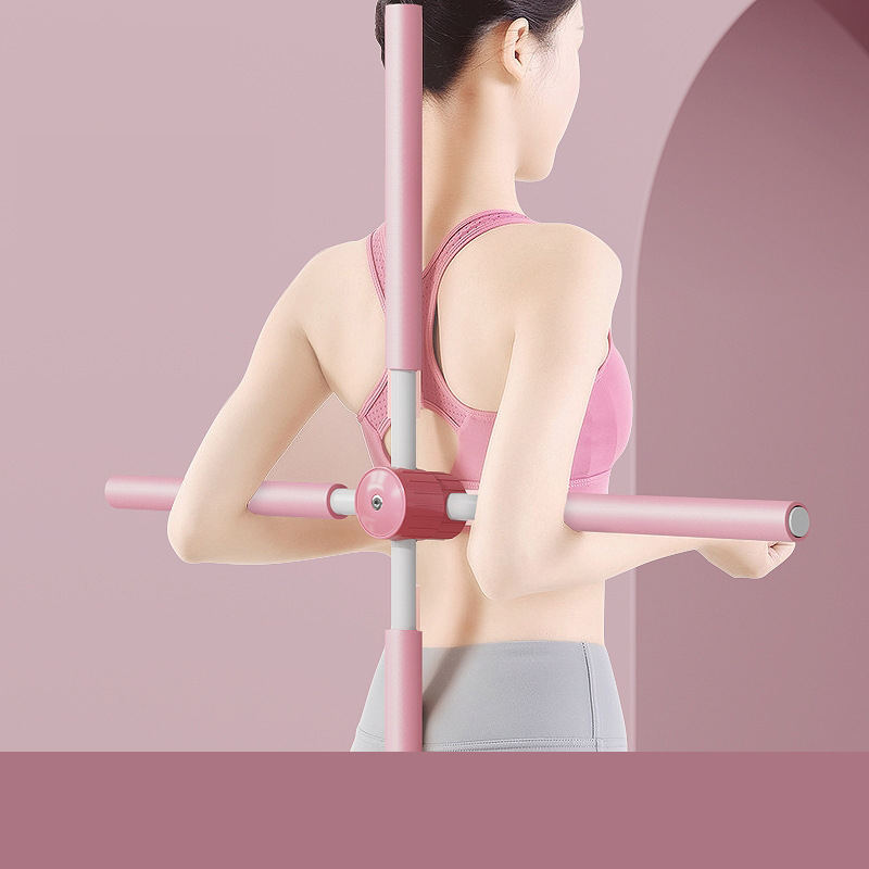 * Gậy tập thẳng lưng, thanh gậy tập yoga chống gù lưng, mở vai hình chữ thập, Yoga gù lưng Thể hình Body OnBoard A.