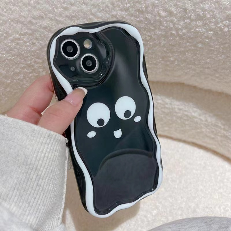 Ốp Điện Thoại Hình Mặt Cười Chống Rơi Cho iPhone 11 12Pro 13 6s 6splus 7plus 14Promax xr xsmax 11Pro max 7 / 8